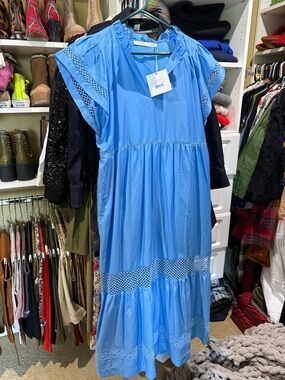 Marie Oliver Azure Day Midi Dress
